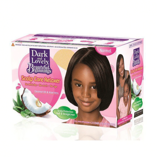 dark & lovely kit défrisant enfants cheveux normaux