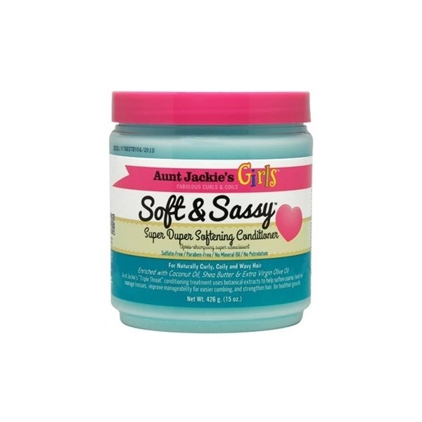 Aunt Jackie’s Girls Soft and Sassy (après-shampoing super adoucissant) 426g