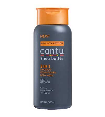CANTU MEN 3 en 1 Shampooing, Conditioner et gel douche