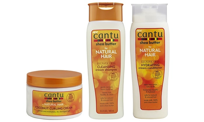 CANTU PACK Shampoing & conditioner & curling cream