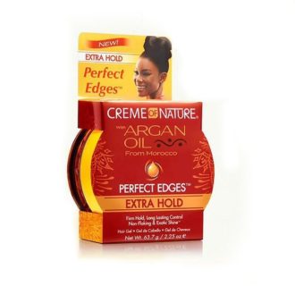 CREME OF NATURE ARGAN OIL PERFECT EDGES EXTRA HOLD – GEL COIFFANT EXTRA À L’HUILE D’ARGAN