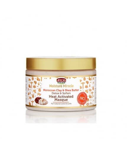 African Pride Moisture Miracle Masque Moroccan Clay & Shea Butter 340g