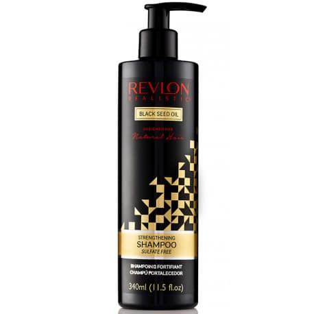 REVLON REALISTIC Black Seed Oil SHAMPOING FORTIFIANT Sans Sulfate 340ml