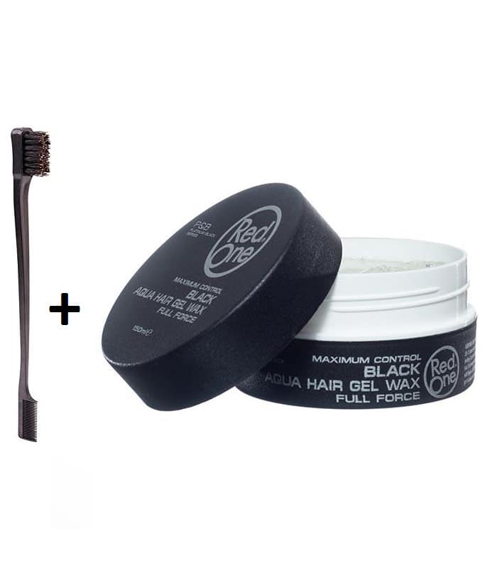 PACK Red One Cire capillaire “BLACK” + Brosse Baby Hairs