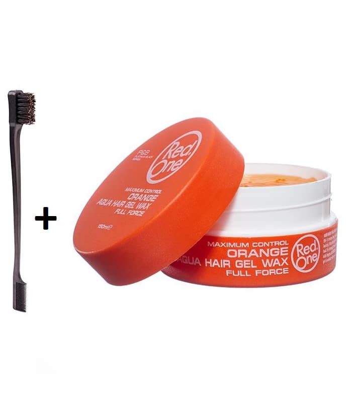 PACK Red One Cire capillaire “ORANGE” + Brosse Baby Hairs