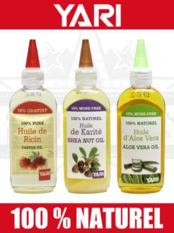 PACK 3 Huiles YARI « Ricin – Karité – Aloe Vera »