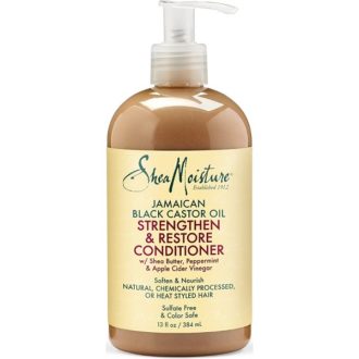 Shea Moisture APRES SHAMPOOING Conditioner JAMAICAN BLACK CASTOR OIL -Ricin- (GROW & RESTORE) 384ml