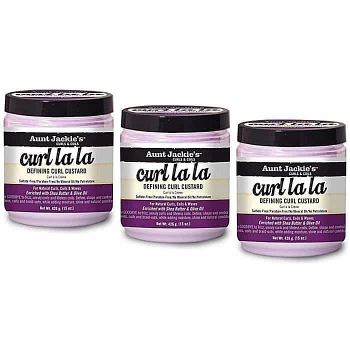 Aunt Jackie’s CURL LA LA Defining Curl Custard x 3 (Pack)