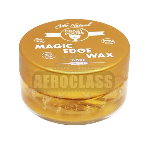 crazy pouss cire capillaire magic edge wax “dorÉ” 150ml
