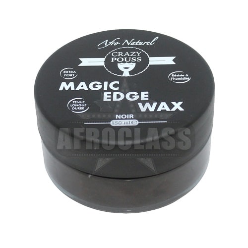 crazy pouss cire capillaire magic edge wax “noir” 150ml