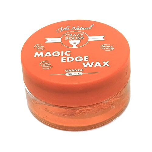 crazy pouss cire capillaire magic edge wax “orange” 150ml
