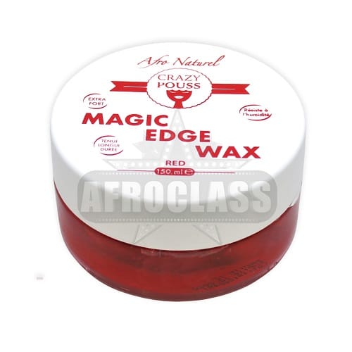 crazy pouss cire capillaire magic edge wax “red” 150ml