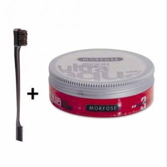 PACK MORFOSE Cire Coiffante Ultra « 3 » + BROSSE Baby Hairs