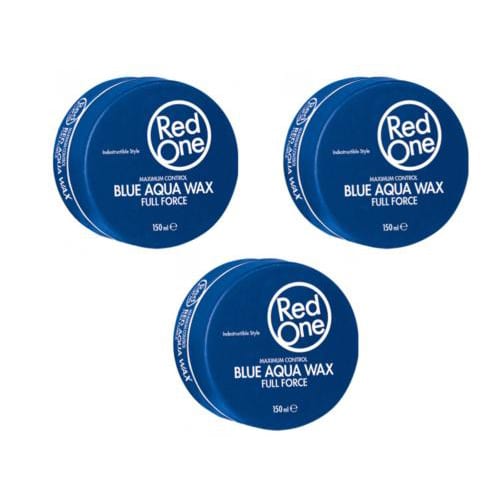 pack 3 red one cire capillaire blue