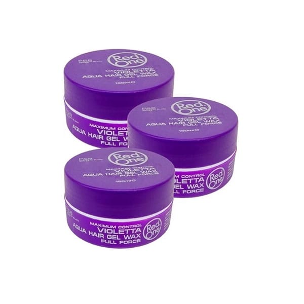 pack 3 red one cire capillaire violetta