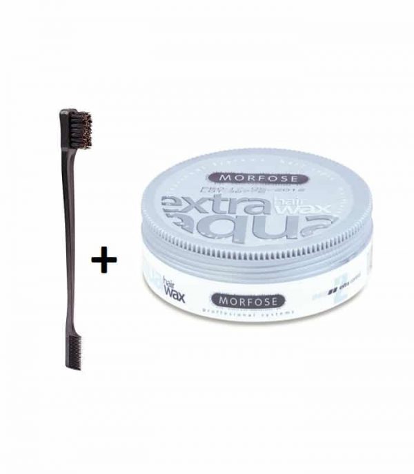 pack morfose cire coiffante extra “2” + brosse baby hairs