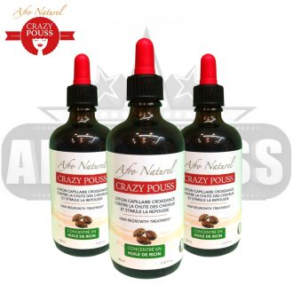 Pack 3 Crazy Pouss Afro Naturel lotion capillaire