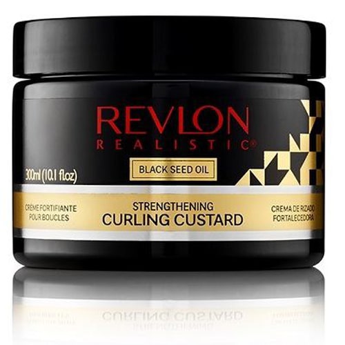 revlon realistic black seed oil curling custard 300ml