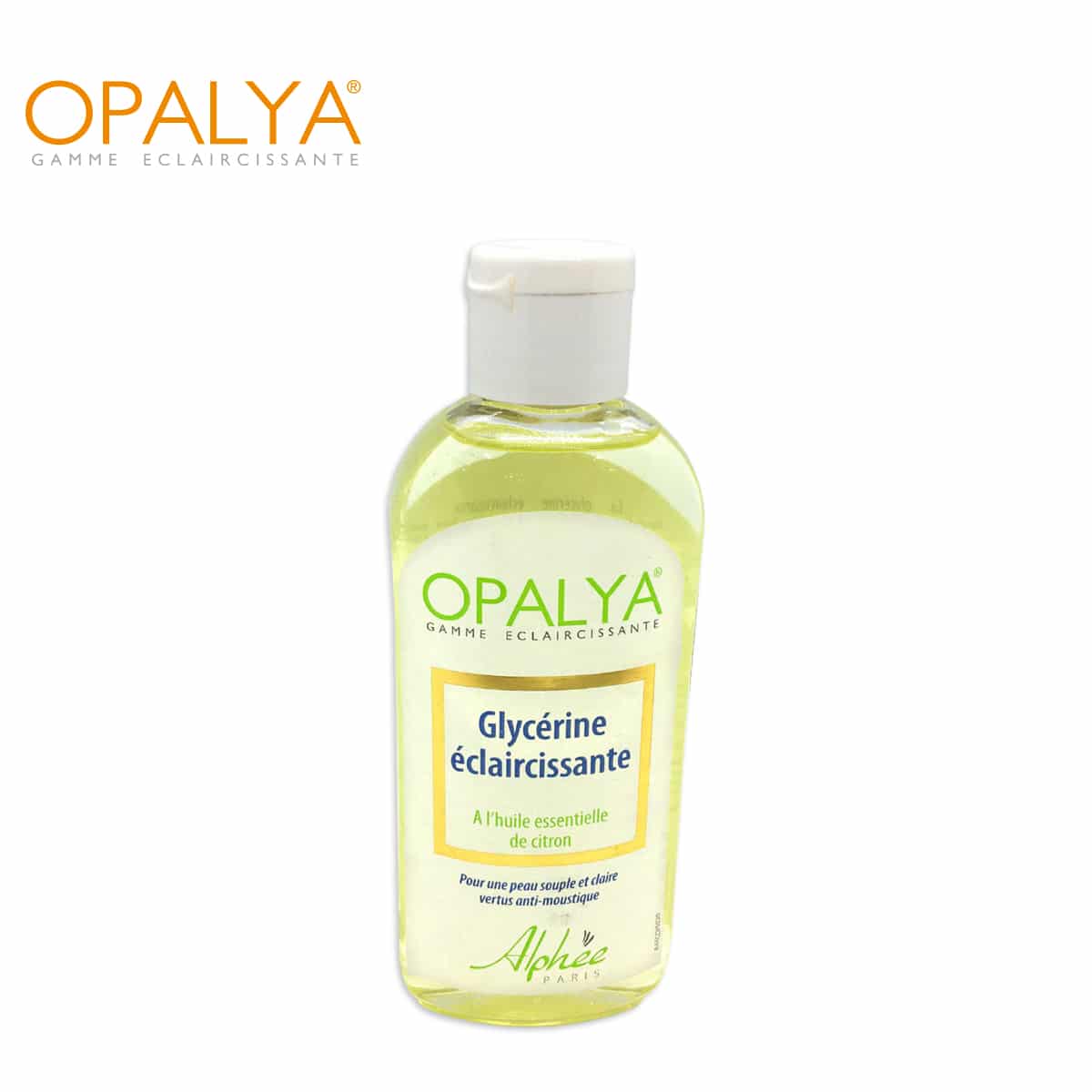 OPALYA Glycérine éclaircissant a l’huile essentielle de citron 100ml