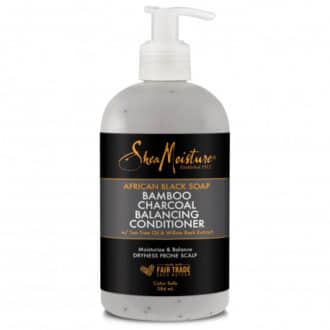 SHEA MOISTURE – AFRICAN BLACK SOAP BAMBOO CHARCOAL BALANCING CONNDITIONER 384ml + 50% bonus