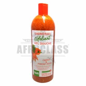Yari Gel douche Exfoliant Carotte/ Piment doux 1000 mL