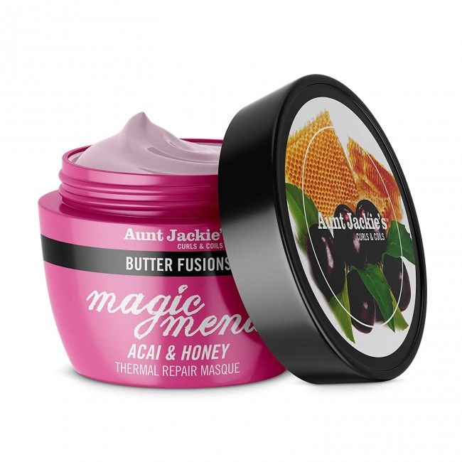 Aunt Jackie’s MAGIC MEND -Acai & Honey Thermal Repair Masque, 227g