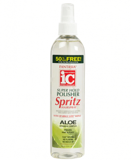 Ic Fantasia Hair Polisher Aloe Vera Super Hold Spritz (Super Fort) 355ml