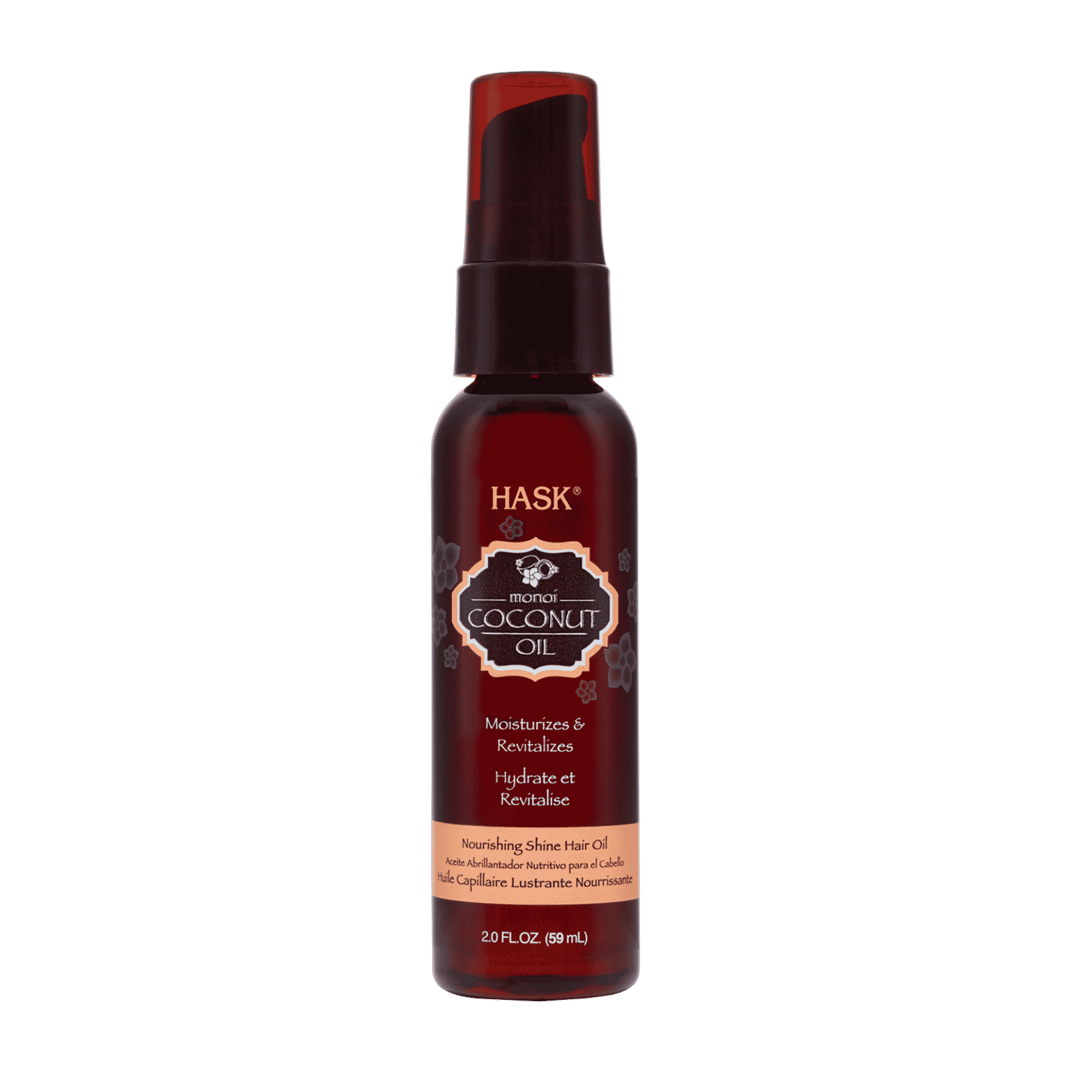 HASK MONOI COCONUT OIL – Nourishing shine hair oil (huile nourissante) 59 mL
