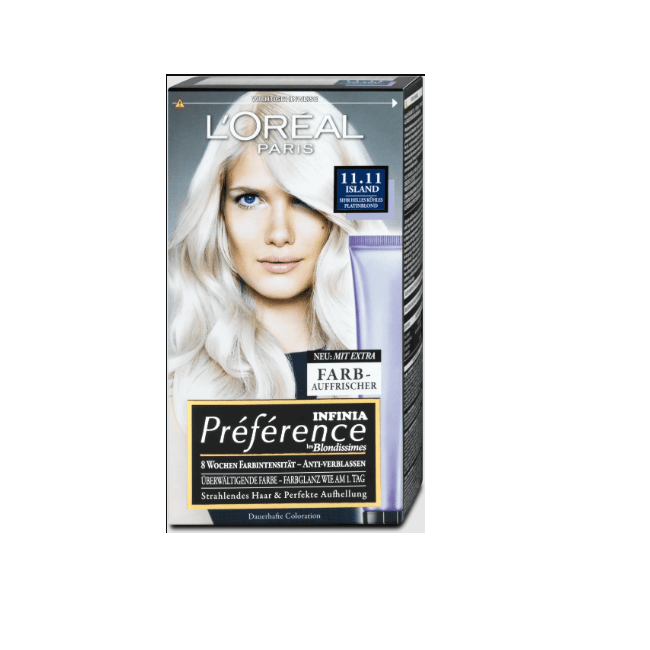 L’Oréal Préférence – Coloration Blond Platine 11.11