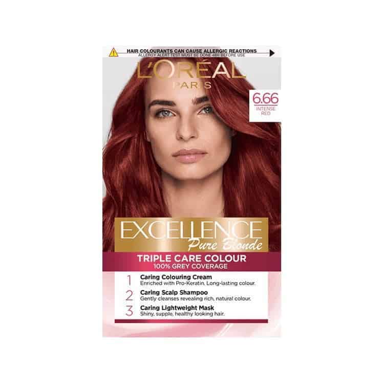 L’Oréal Excellence Crème – Coloration Intense Red 6.66