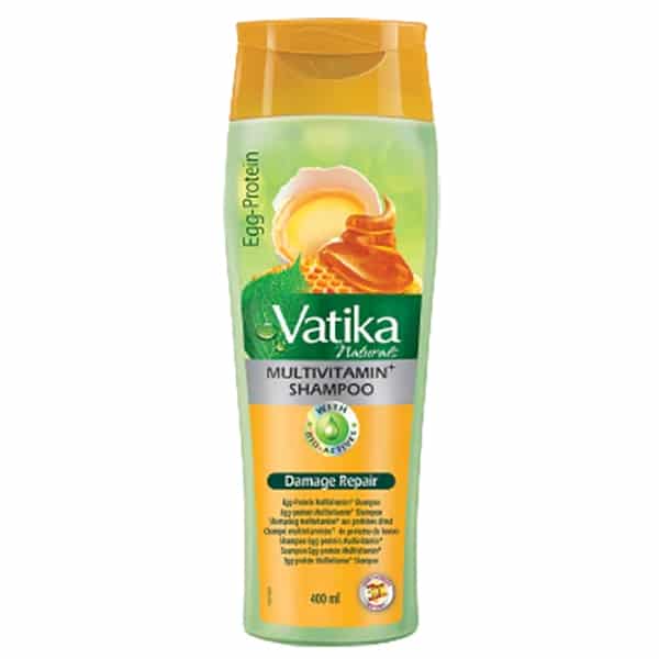 vatika shampooing multivitamin + aux protéines d'œufs et miel