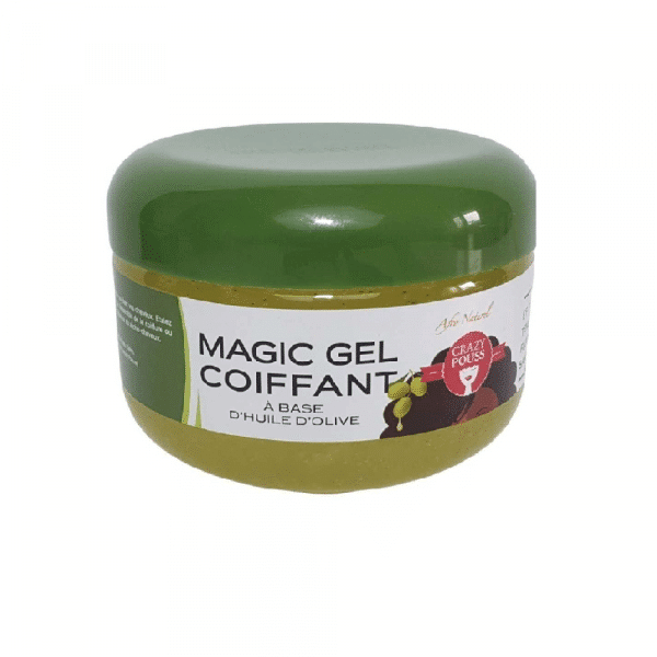 crazy pouss magic gel coiffant à l'huile d'olive 500ml