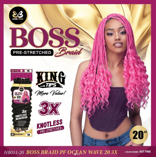 bobbi boss king tips ocean wave 20″ x3